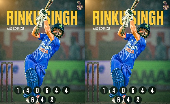 ऑस्ट्रेलिया को कूटने के बाद इस दिग्गज प्लेयर से हुई Rinku Singh की तुलना, देखें Video