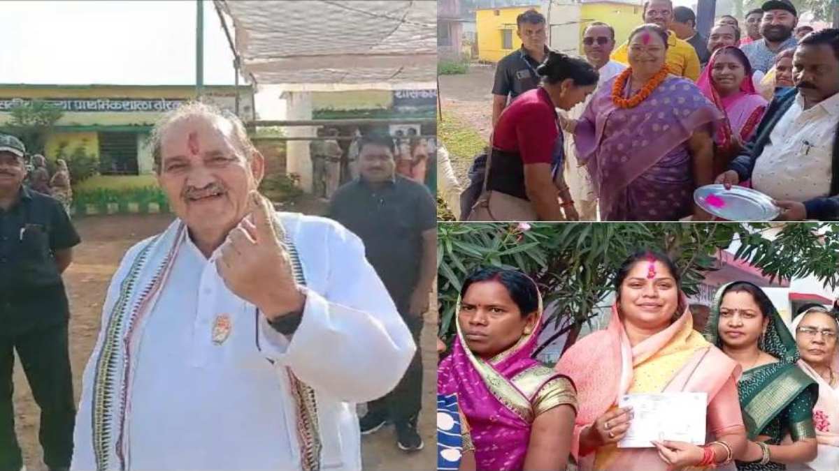 Chhattisgarh elections Phase 2 Voting: बीजेपी-कांग्रेस के प्रत्याशियों ने भी लाइन में लगकर किया अपने मताधिकार का प्रयोग, जानिए किसने कहां डाला वोट, देखें तस्वीरें …