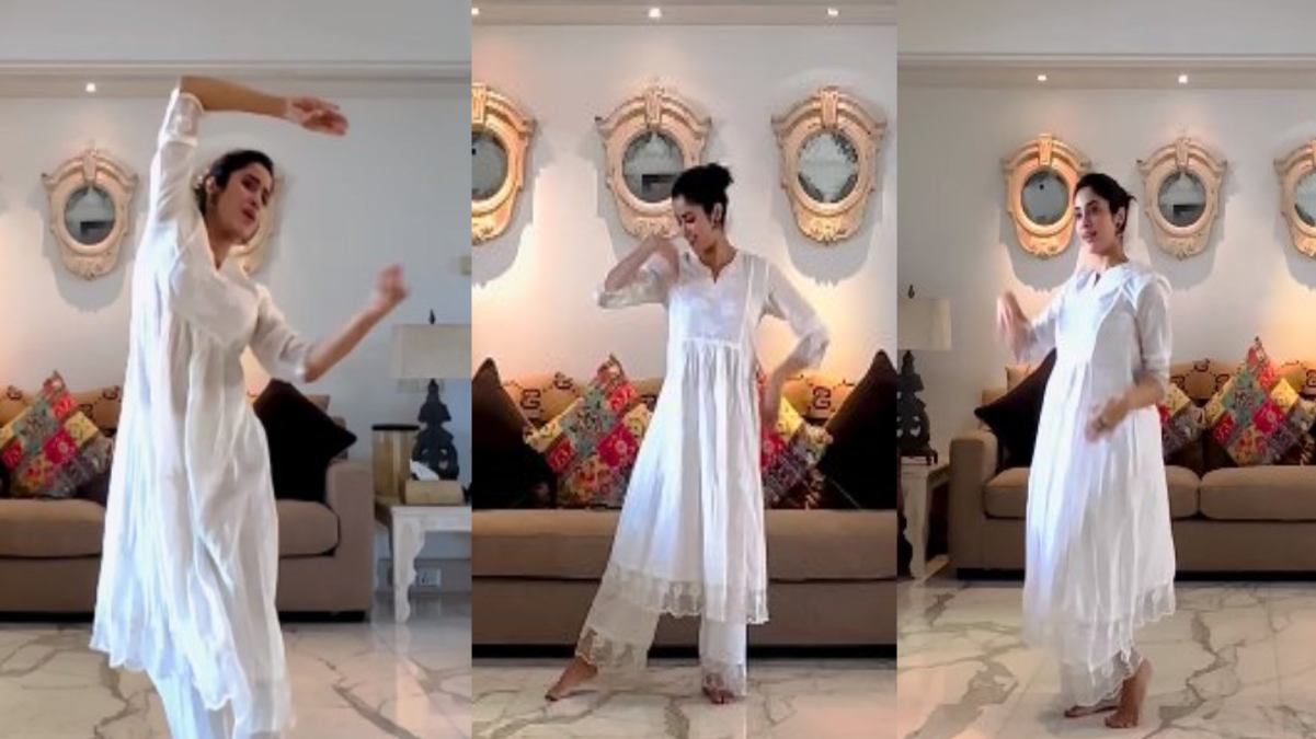 जिया जले पर Janhvi Kapoor ने दिखाई अपनी गजब की अदाएं, मंत्रमुग्ध कर देगा ये Video …