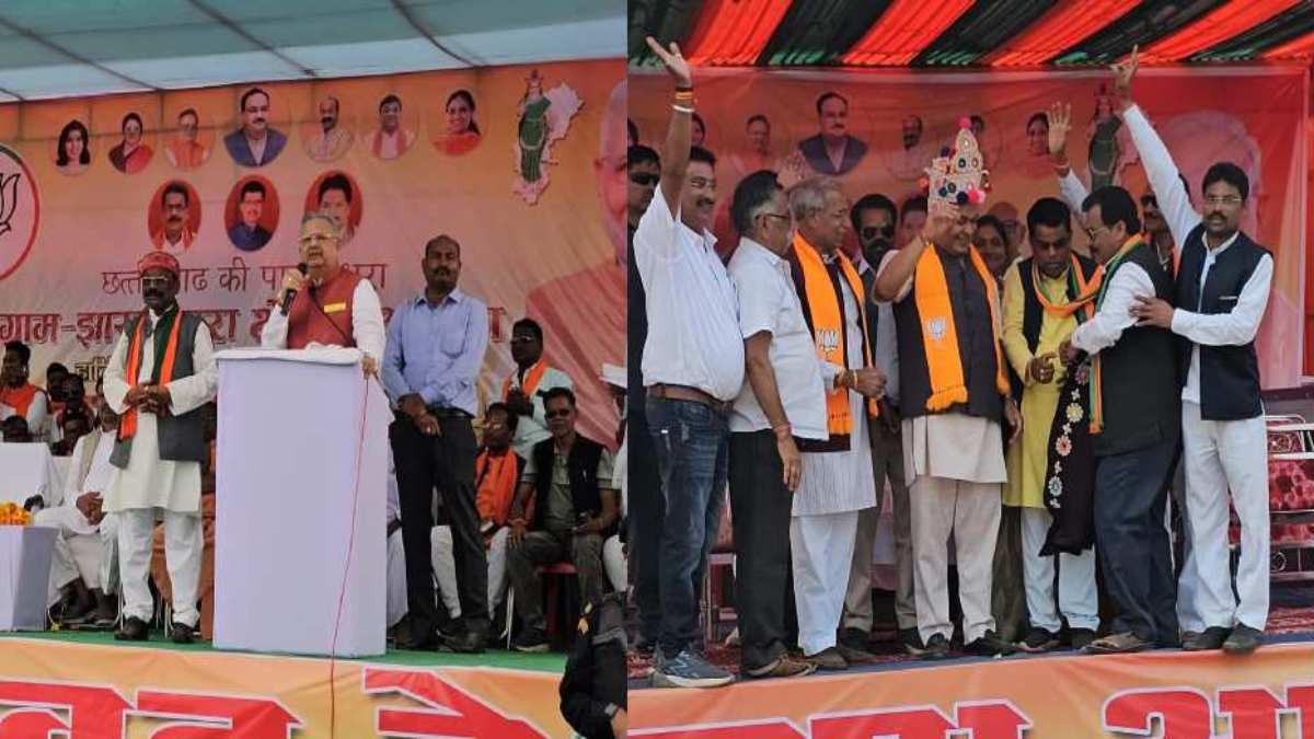 कांग्रेस पर पूर्व सीएम रमन सिंह और सीएम हिमंत बिस्वा सरमा जमकर बरसे, कहा- करप्शन का लेंगे हिसाब, सरकार और नक्सली के बीच चलता है इलू-इलू …