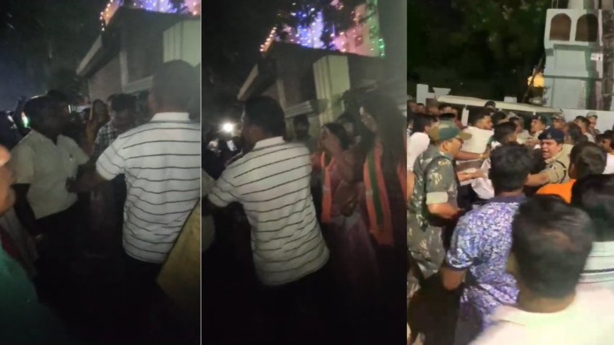 महतारी वंदन योजना पर बवाल : भाजपा और कांग्रेस कार्यकर्ताओं के बीच झूमाझटकी, फॉर्म भराए जाने पर शुरू हुआ विवाद, देखें Video …