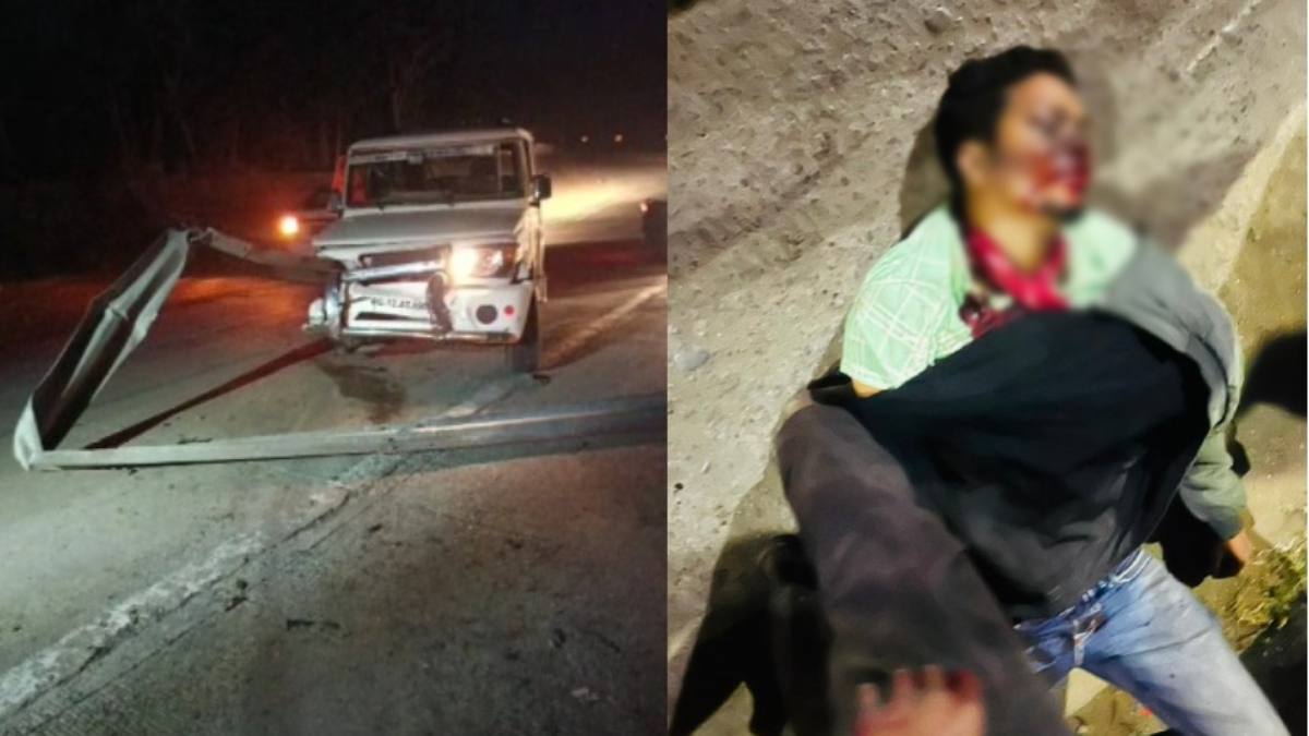 CG ACCIDENT NEWS : बारातियों से भरी बोलेरो डिवाइडर में जा घुसी, हादसे में कई घायल, इधर ट्रेलर ने युवक को लिया चपेट में