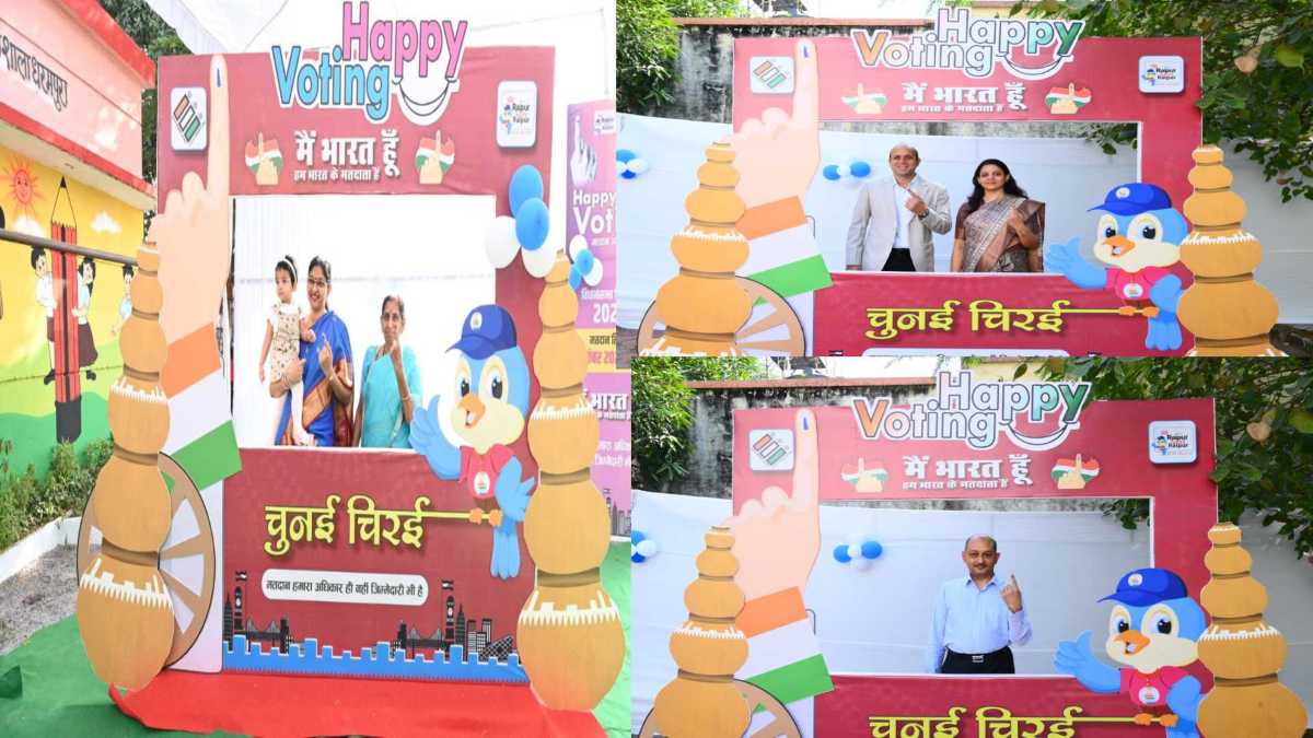 Chhattisgarh Elections Phase 2 Voting : मुख्य निर्वाचन पदाधिकारी रीना बाबासाहेब समेत कलेक्टर्स-एसपी ने आम जनता के बीच कतार में लग कर डाला वोट, सेल्फी भी ली, लोगों से की मतदान करने की अपील