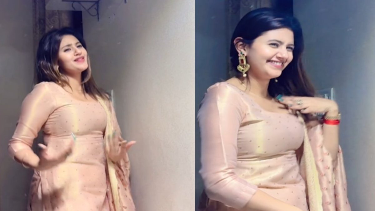 Anjali Arora : सलवार कुर्ता में अंजलि अरोरा ने गिराई बिजली, किया जबरदस्त डांस