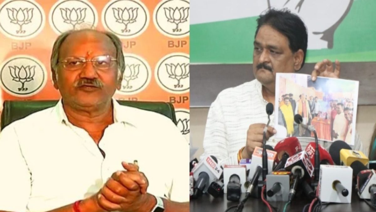 ED की प्रेस रिलीज के बाद बृजमोहन ने उठाए सवाल, पूछा- महादेव सट्टा एप को चलाने वाले लोग दुर्ग, भिलाई से क्यों जुड़े हैं? कांग्रेस ने तस्वीर जारी कर आरोपी को बताया बीजेपी कार्यकर्ता