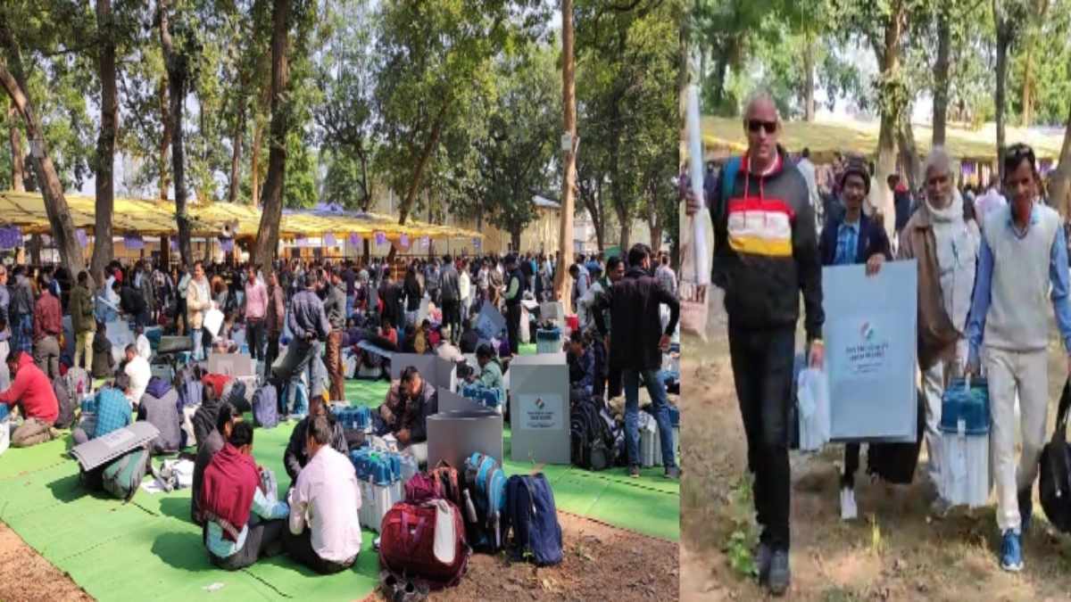 CG NEWS : मतदान सामग्री का वितरण शुरू, बूथ के लिए रवाना हो रही पोलिंग पार्टियां, इन 9 क्षेत्रों में सुबह 7 बजे शुरु होगी वोटिंग