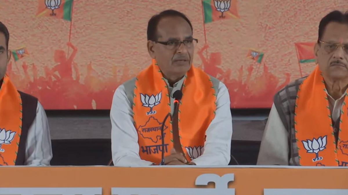 राहुल के पनौती वाले बयान पर पलटवार: राजस्थान में CM शिवराज बोले- PM मोदी के विरोध में इतने भरे हुए हैं कि देश की हार पर प्रसन्नता व्यक्त कर रहे