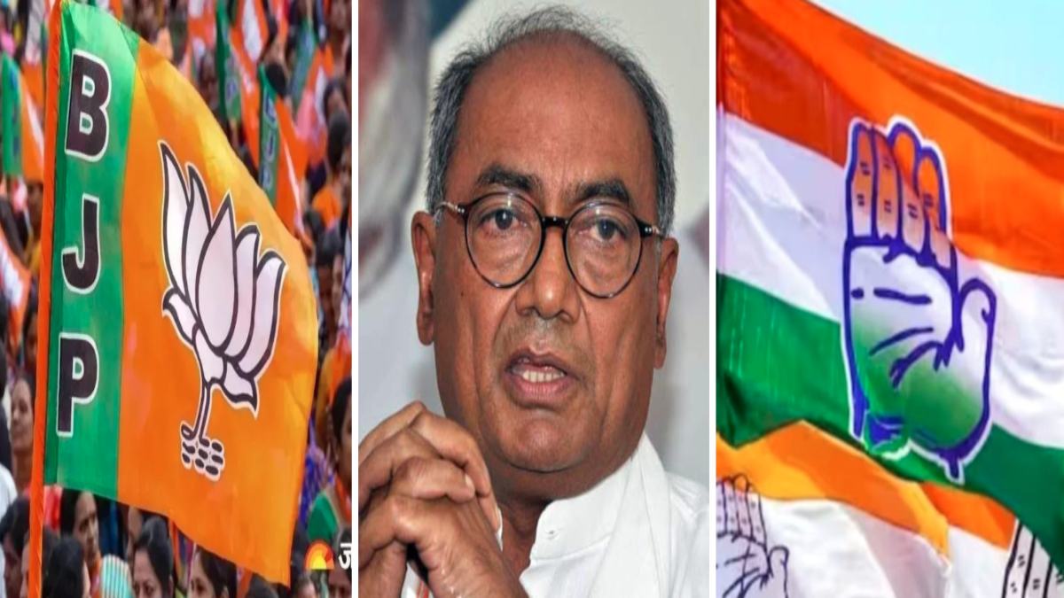 दिग्विजय के ट्वीट पर सियासत: BJP बोली- मोटी चमड़ी वाले हिंदू और भगवा को आतंकवादी बताते हैं, कांग्रेस ने किया पलटवार