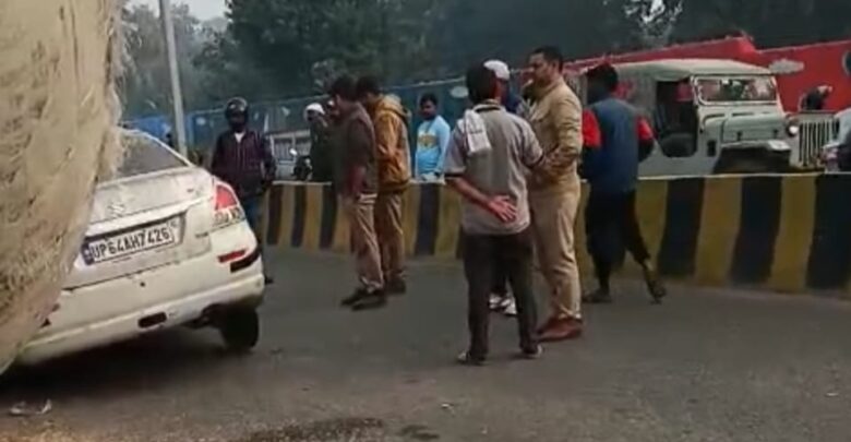 मिर्जापुर: भाजपा मंडल अध्यक्ष की सड़क दुर्घटना में मौत, सड़क किनारे खड़े ट्रक से कार टकराने के कारण हुआ हादसा