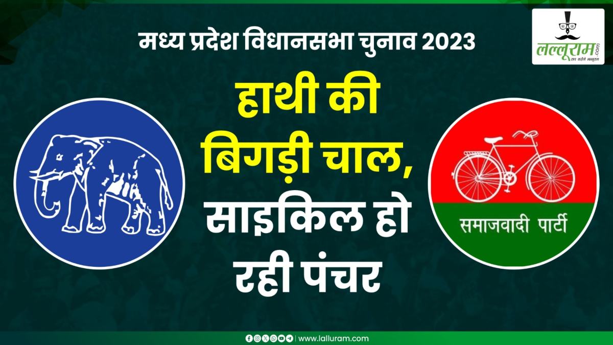 MP Election Special Report: हाथी की बिगड़ी चाल, साइकिल हो रही पंचर, लगातार गिर रहा सपा-बसपा का वोट ग्राफ, जानें पिछले 4 चुनावों के क्या कहते हैं आंकड़े