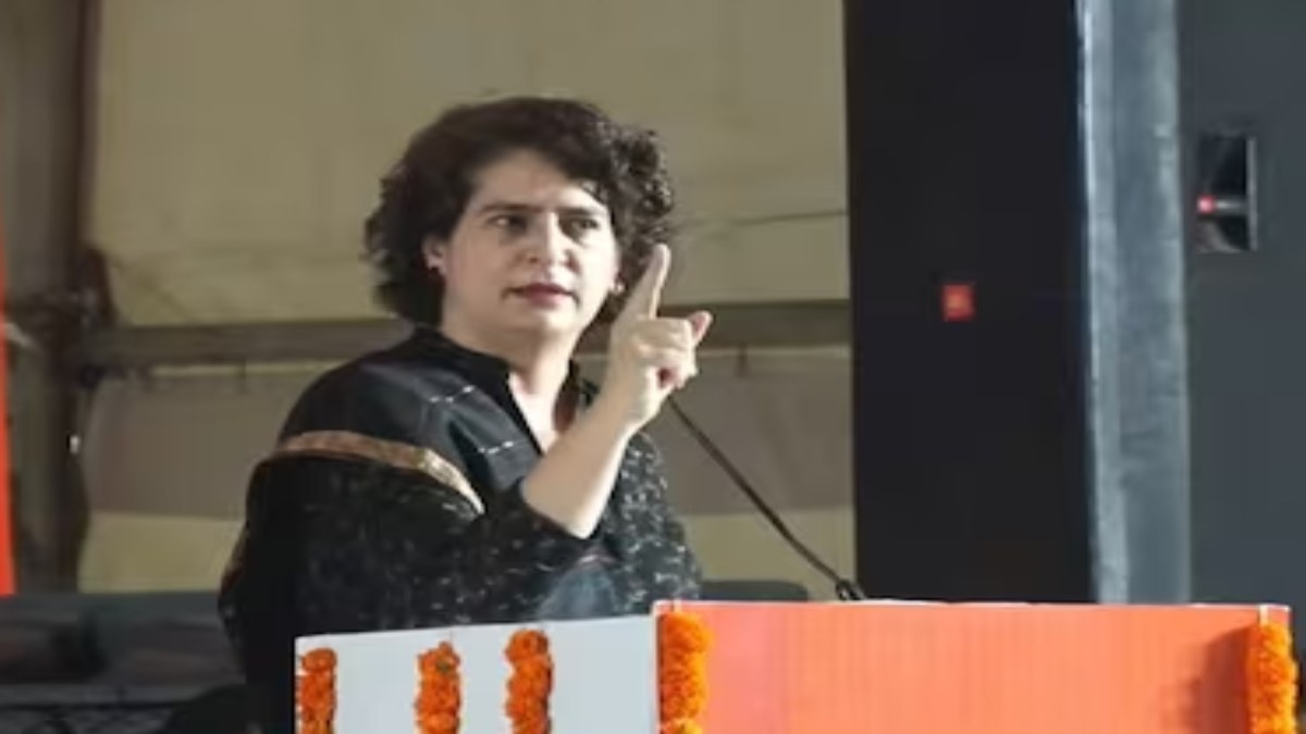 प्रियंका का BJP पर हमला: बोलीं- 22 हजार घोषणाओं में 22 भी पूरी नहीं हुई, चुनाव से पहले सिलेंडर के दाम 400 रुपए कर दिए