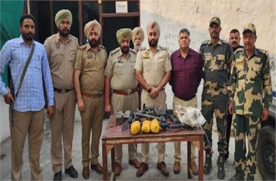 पंजाब पुलिस व बी.एस.एफ. का सांझा ऑप्रेशन, ड्रोन समेत कुल 3 किलो हैरोइन बरामद