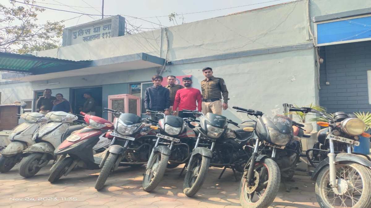 Crime News: 6 महीने से फरार आरोपियों को पुलिस ने किया गिरफ्तार, 8 वाहन किए जब्त