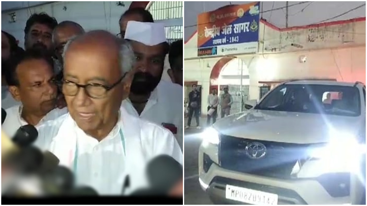 BJP से कांग्रेस में शामिल हुए नेता से मिलने सेंट्रल जेल पहुंचे दिग्विजय सिंह, कहा- उनके साथ अन्याय हुआ, रहली में उपद्रव पर बोले- गोपाल भार्गव महाबली हैं उन्हें… 