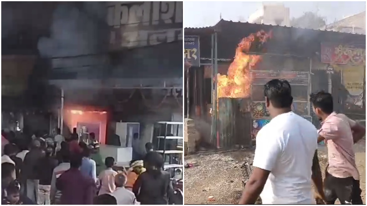 MP के दो जिलों में आगजनी से मचा हड़कंप: जबलपुर में फर्नीचर गोदाम में लगी आग, बड़वानी में चाय-नाश्ते की दुकान में टला हादसा