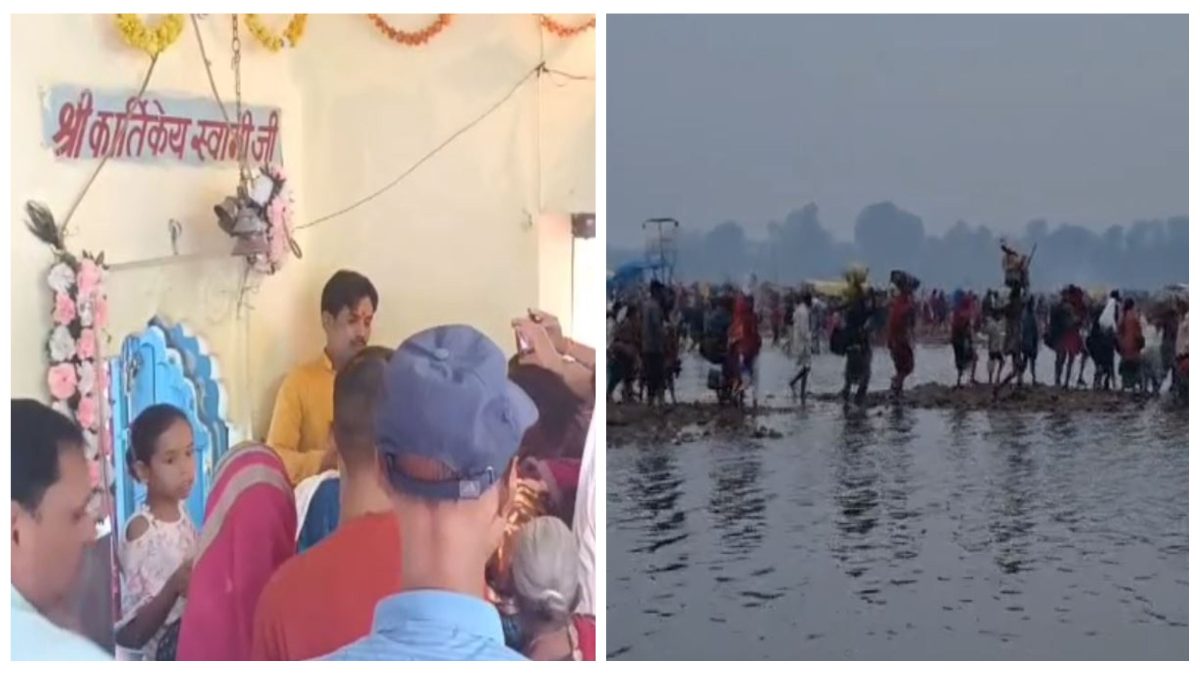 Kartik Purnima 2023: भगवान कार्तिकेय के दर्शन के लिए भक्तों का लगा जमावड़ा, नर्मदा में श्रद्धालुओं ने लगाई आस्था की डुबकी