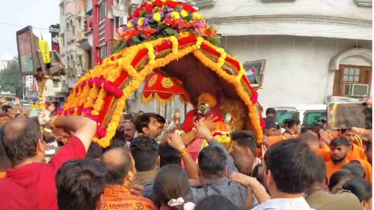 धूमधाम से निकली बाबा महाकाल की सवारी: चांदी की पालकी में सवार होकर नगर भ्रमण पर निकले, राजाधिराज ने जाना प्रजा का हाल