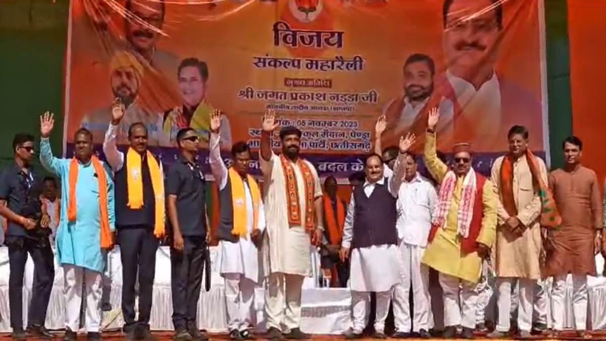 जेपी नड्डा का कांग्रेस पर वार : कहा- जहां कांग्रेस होगी वहां धोखा होगा, भाजपा शासन में ही विकास की गारंटी है