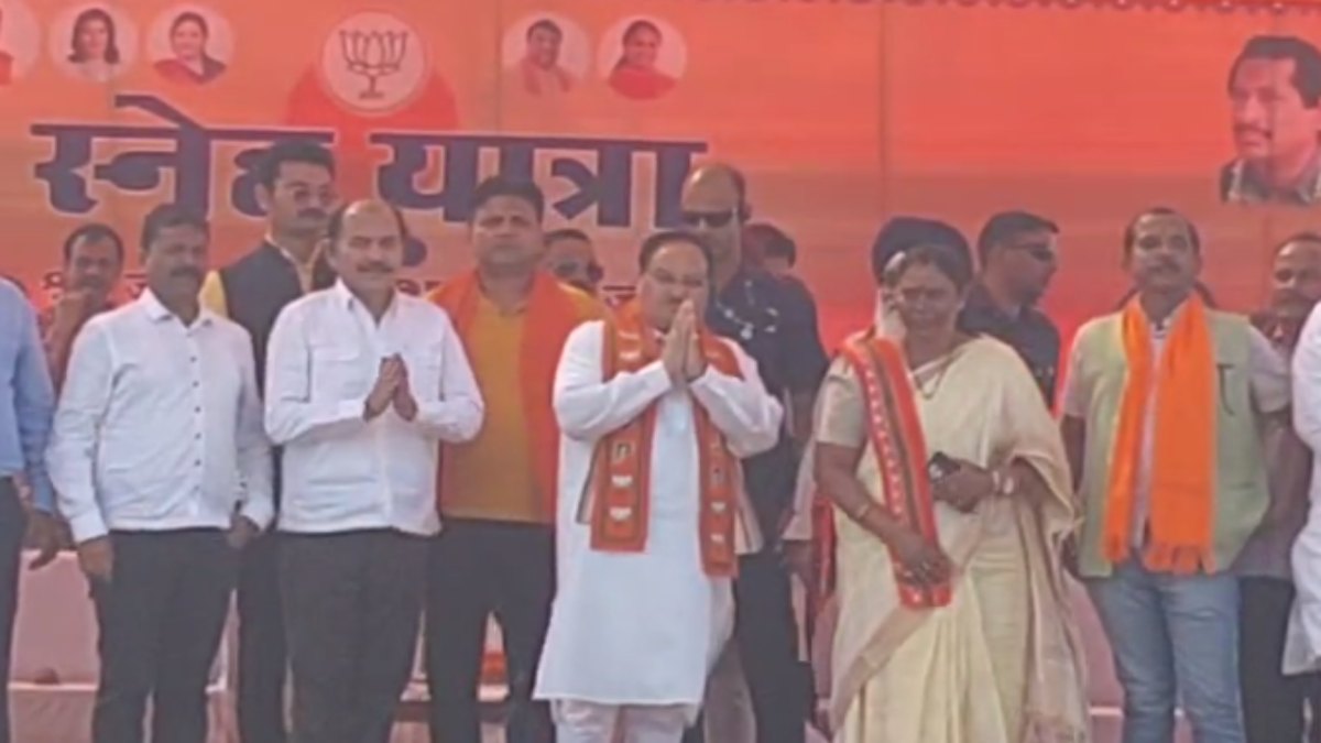 भाजपा अध्यक्ष जेपी नड्‌डा ने कहा – जशपुर को मोदी ने दी करोड़ों की सौगात, कांग्रेस सरकार घोटाले की सरकार