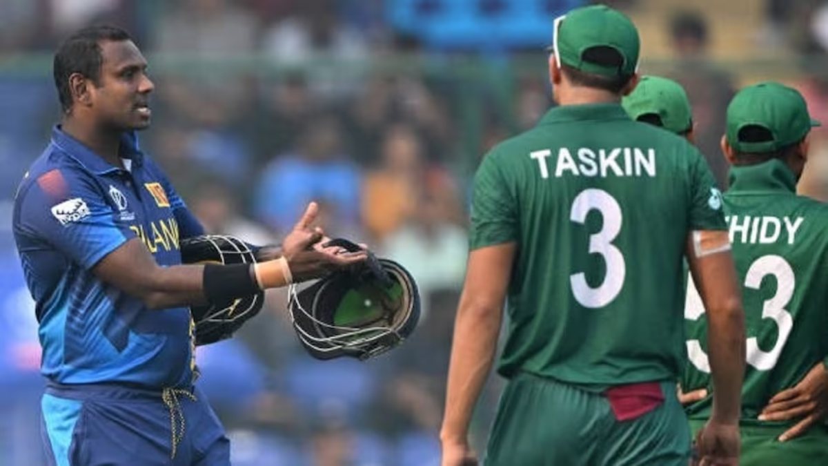 SL vs BAN World Cup 2023: विश्वकप में बिना एक भी गेंद खेले मैथ्यूज हुए आउट, जानिए ऐसा कैसे हो गया…