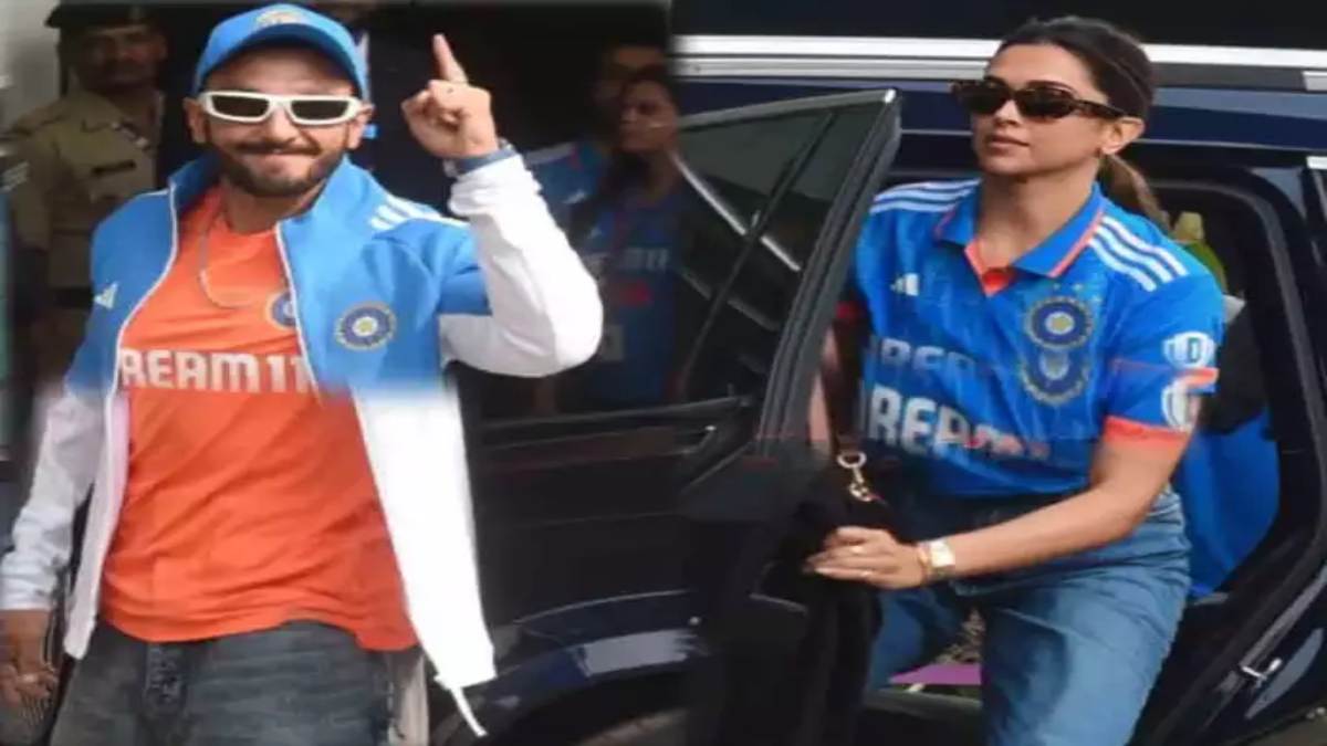 Ind vs Aus World Cup Final: मैदान में नीले समंदर के बीच क्रिकेट के सितारों को देखने पहुंचे कई फिल्मी सितारे, क्रिकेट के भगवान सचिन भी आए नजर