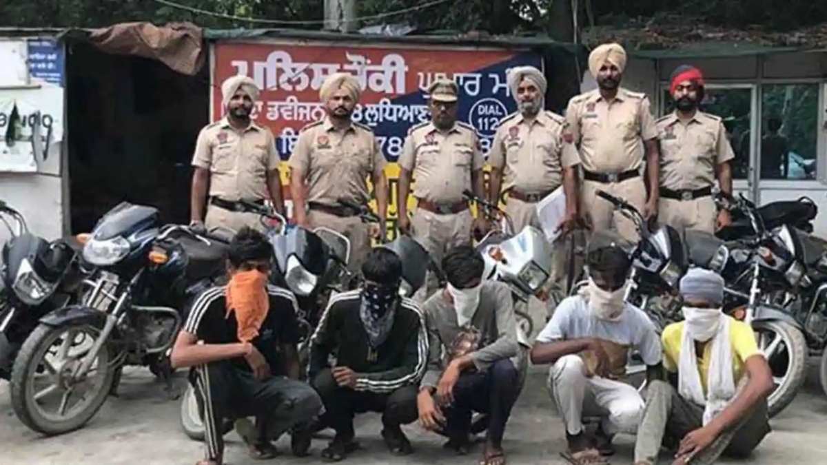 Punjab News: बाइक चोरी में पांच गिरफ्तार. तीन मोटरसाइकिलें बरामद…