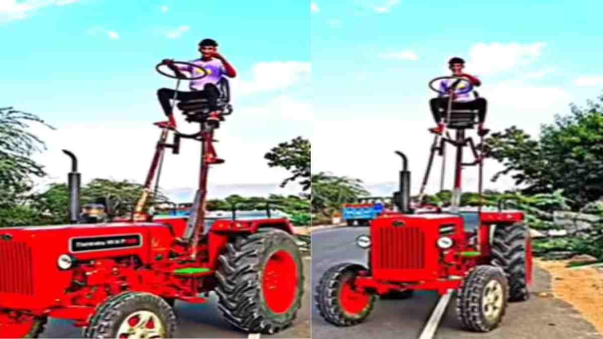अजीबोगरीब ट्रैक्टर देख रह जाएंगे हैरान, आनंद महिंद्रा ने शेयर किया VIDEO…