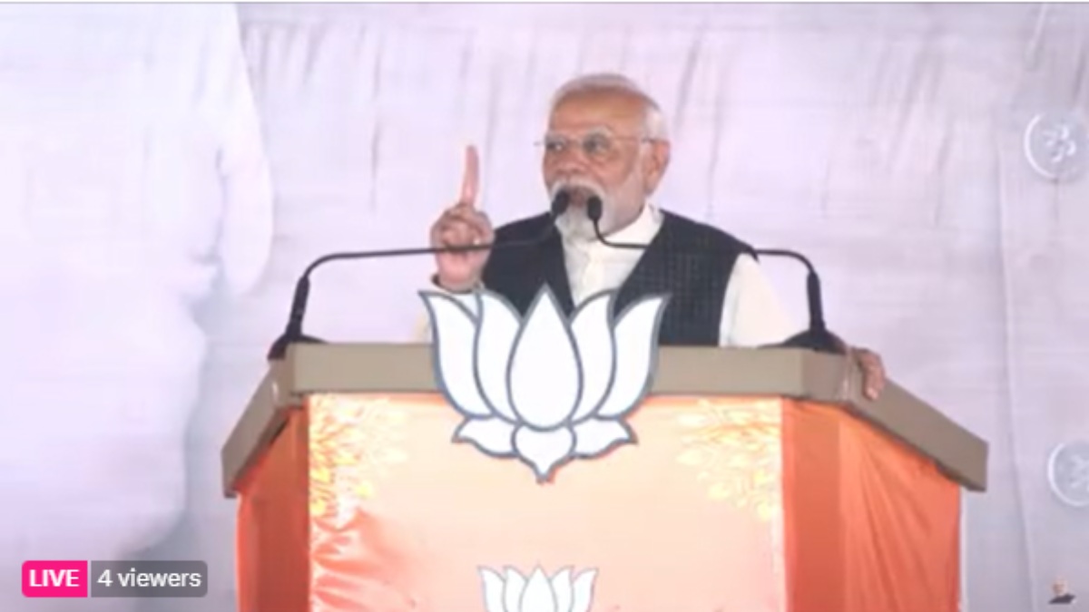 कांग्रेस पर जमकर बरसे पीएम मोदी, कहा- समाप्ति की ओर है कांग्रेस, आला नेता की स्थिति ये हो गई है कि विधायक बन पाना मुश्किल है …