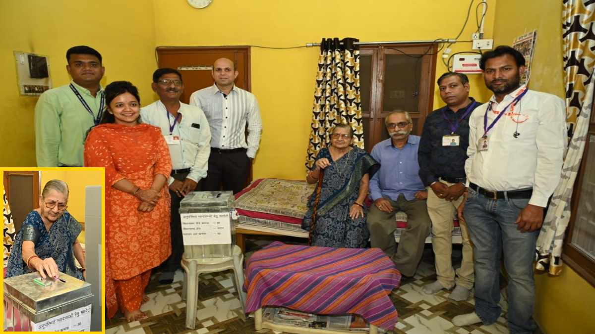 आयोग के पहल की हो रही सराहना: बुजुर्ग और दिव्यांग वोटरों को मिल रही घर पहुंच वोटिंग की सुविधा, कलेक्टर सर्वेश्वर भुरे पहुंचे मतदाता के घर, कराया गया गुप्त मतदान …