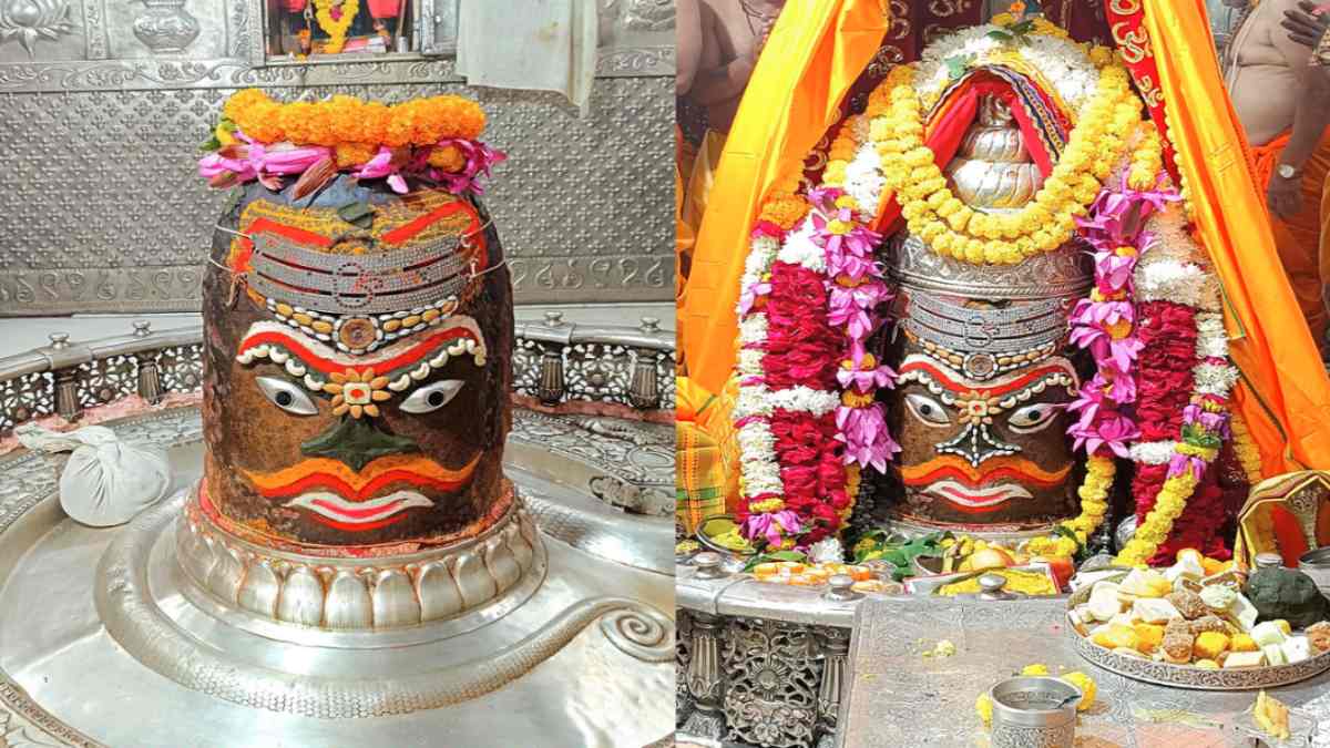 6 नवंबर महाकाल आरती: भगवान महाकाल का मनमोहक श्रृंगार, भस्म आरती में उमड़ी श्रद्धालुओं की भीड़