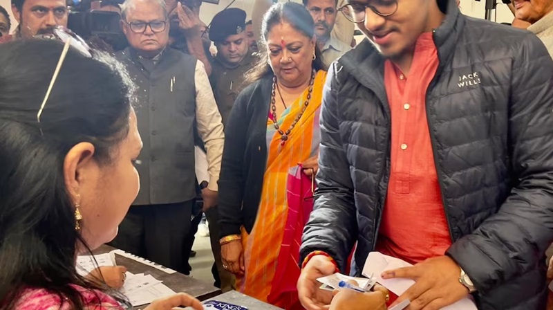 Rajasthan Assembly Election: पूर्व सीएम वसुंधरा राजे समेत भाजपा के इन दिग्गजों ने डाला वोट