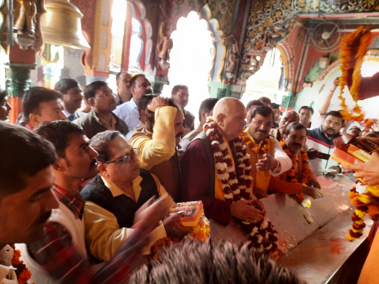 कृषि मंत्री शाही ने किए रामलला के दर्शन, संत मोहनदास से की मुलाकात