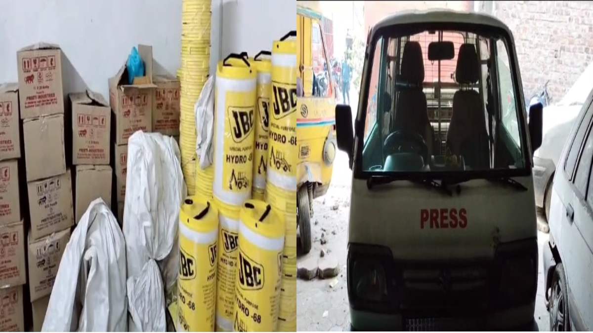 नकली ऑयल बनाने वाले गिरोह का पर्दाफाश, एक आरोपी चढ़ा पुलिस के हत्थे