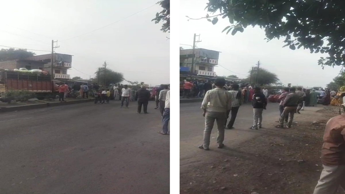 ढाबे पर विवाद के बाद हत्या का मामला: मृतक के परिजनों ने किया चक्काजाम, ढाबा तोड़ने की मांग