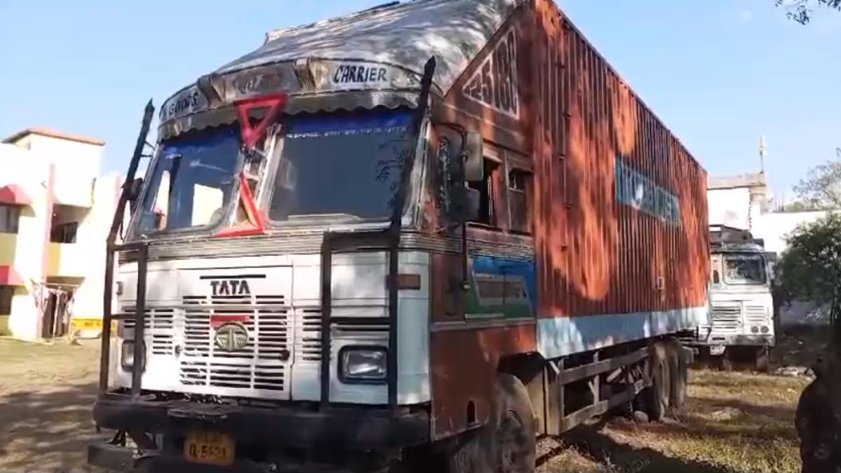 कंटेनर में छिपाकर गांजा की तस्करीः पुलिस ने किया 61 लाख का गांजा जब्त, वाहन चालक से पूछताछ जारी