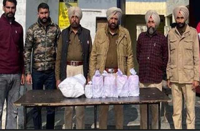 भिंडी सैदा पुलिस ने की 4 किलो हेरोइन बरामद