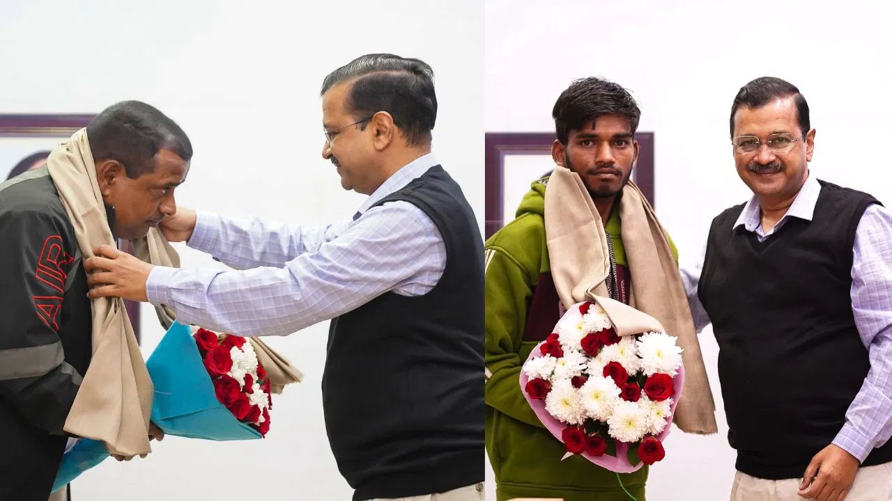 सुरंग ऑपरेशन को सफल बनाने वाले श्रमवीरों से मिले अरविंद केजरीवाल
