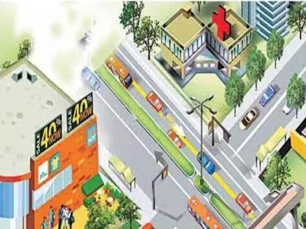 मुख्यमंत्री के निर्देश के बाद लैंड बैंक बढ़ाने के लिए , 130 मीटर रोड के किनारे शॉपिंग कॉम्प्लेक्स बनेंगे