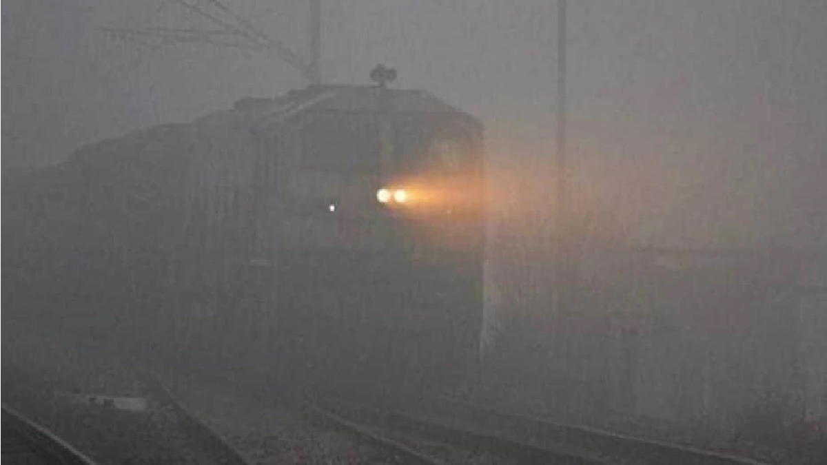 कोहरे से थमी ट्रेनों की रफ्तार कई गाड़ियां देरी से पहुंचीं