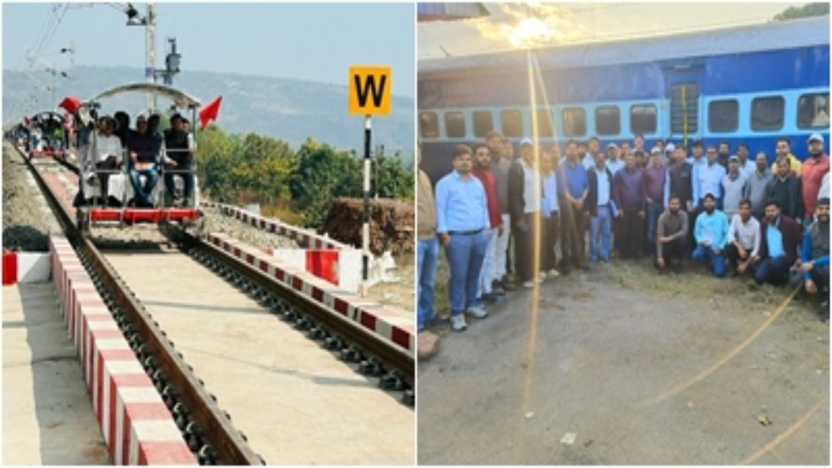थर्ड रेल लाइन का सफल ट्रायल: बरखेड़ा-बुदनी स्टेशन के बीच 95 किमी प्रतिघंटे की रफ्तार से दौड़ी ट्रेन