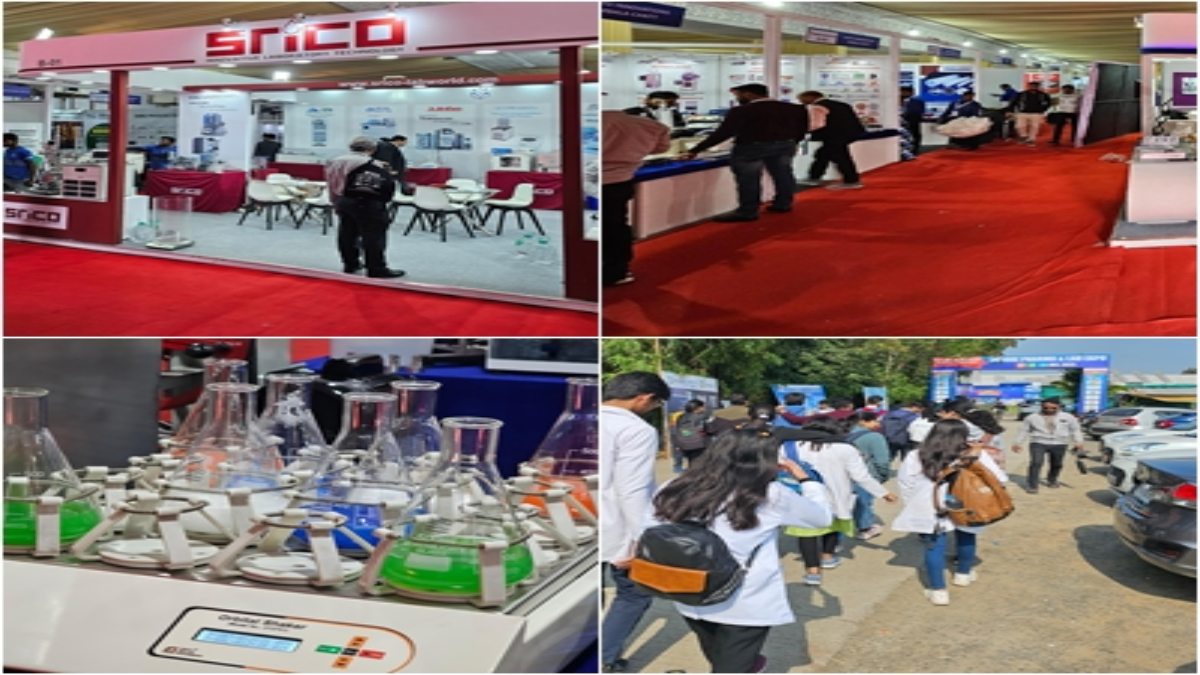 इंदौर में फार्मा लैब एण्ड केमिकल एक्सपो का शुभारंभ: 70 से ज्यादा देश विदेश की बड़ी कंपनियों के लगे स्टाल, चंद्रयान-3 के लिए लैब बनाने वाली कंपनी ने भी किया पार्टिसिपेट