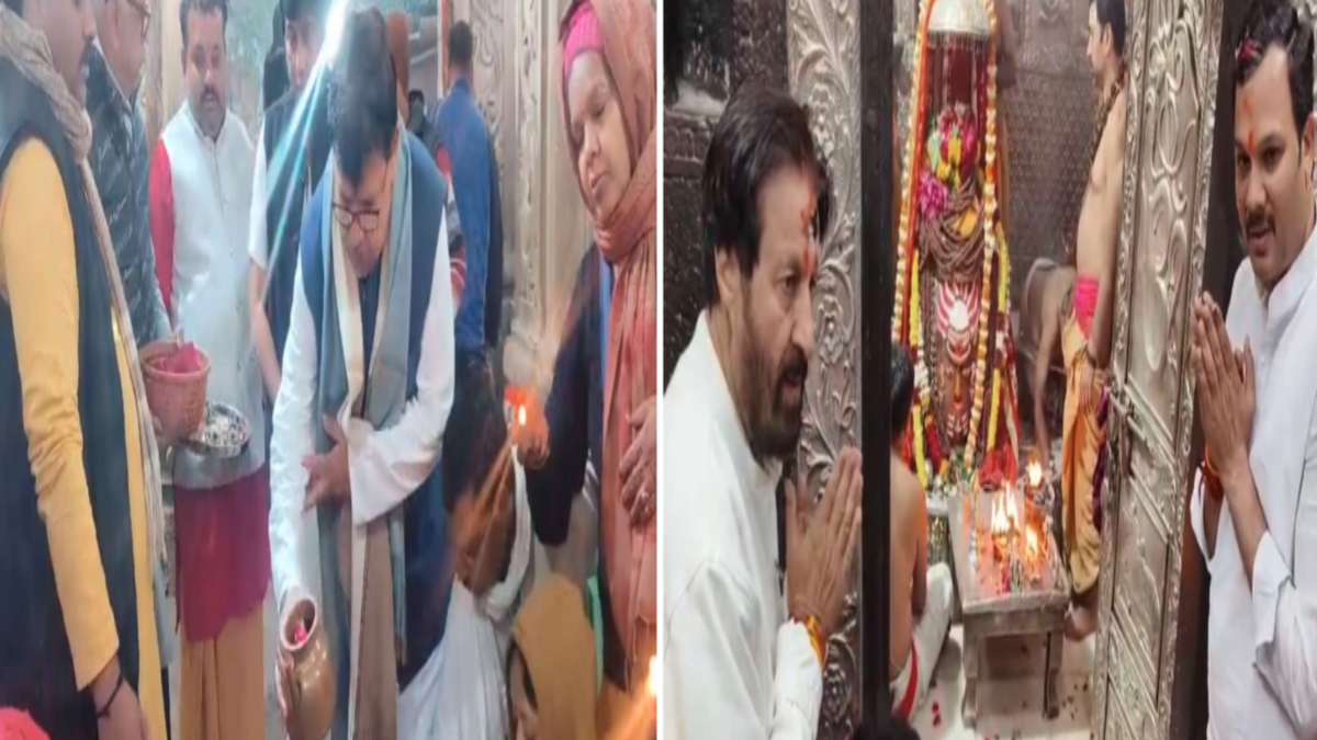 नतीजों से पहले भगवान की शरण में प्रत्याशी: प्रद्युम्न तोमर ने अचलेश्वर मंदिर में किए दर्शन, उज्जैन में बीजेपी-कांग्रेस उम्मीदवार ने महाकाल के दर पर टेका माथा
