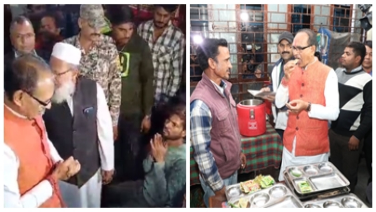 राजधानी में रैन बसेरों का निरीक्षण करने पहुंचे सीएम शिवराज: लोगों का जाना हालचाल, खाने का चखा स्वाद, ठंड से बचाने अधिकारियों को दिए ये निर्देश