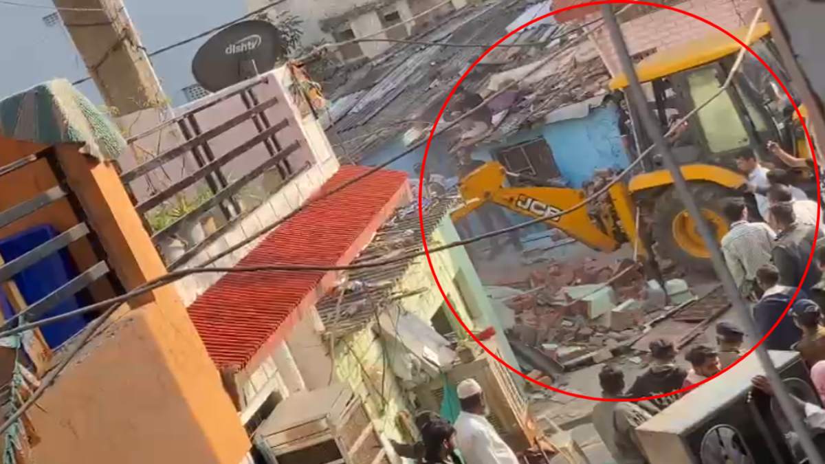 MP News: भाजपा कार्यकर्ता का हाथ काटने वाले आरोपी फारुख राइन के घर पर चला बुलडोजर