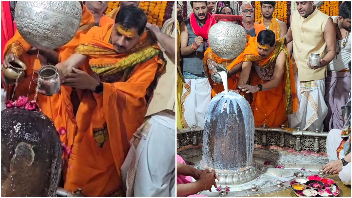 CM डॉ. मोहन यादव पहुंचे महाकालेश्वर, किए बाबा महाकाल के दर्शन