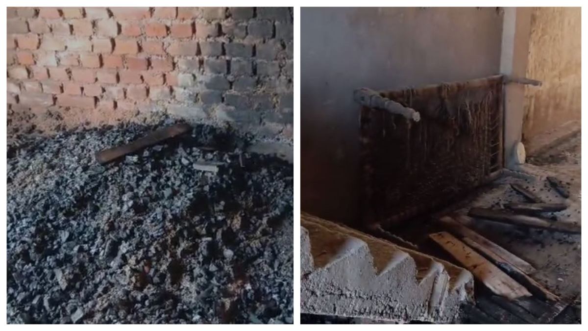 दिन पर दिन बढ़ रहा चोरों का आतंक, सूने मकान में चोरी कर लगाई आग, तलाश में जुटी पुलिस