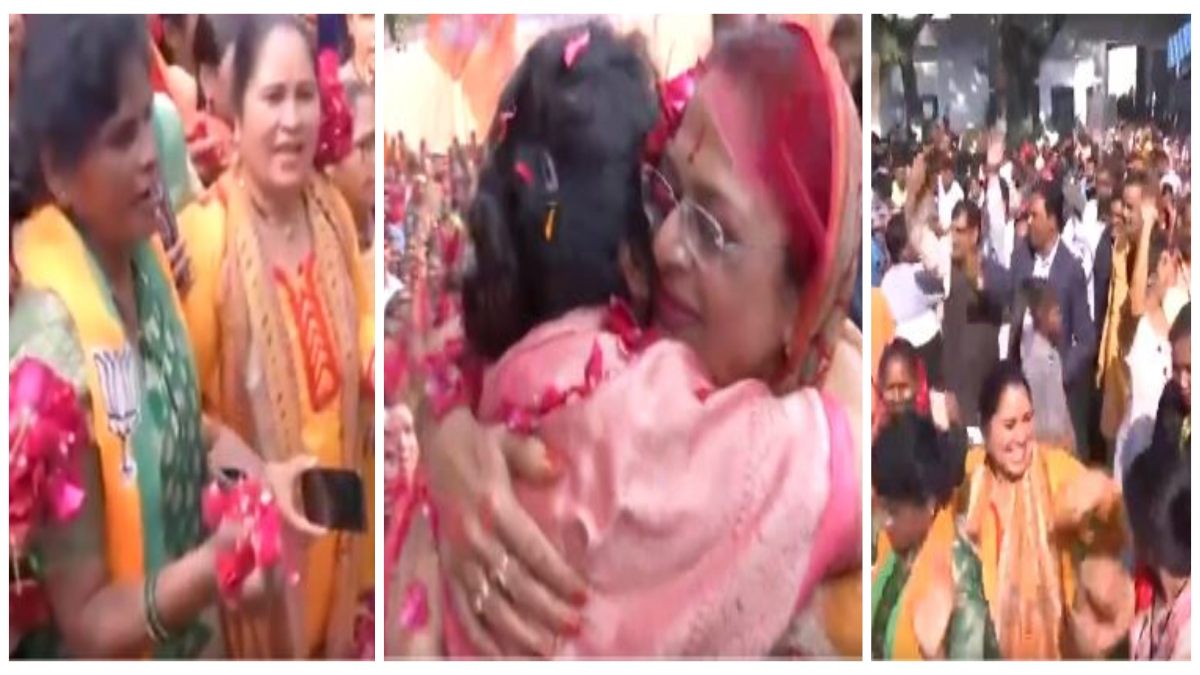 MP Election Result 2023: शिवराज सिंह को बधाई देने पहुंचीं लाडली बहनें, महिलाओं ने गाना भी गाया- फूलों का तारों का….CM ने सभी को किया प्रणाम