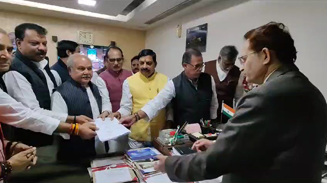 विधानसभा अध्यक्ष के लिए विपक्ष का मिला साथः नरेंद्र तोमर निर्विरोध चुने जाएंगे, 20 दिसंबर को होगा चयन