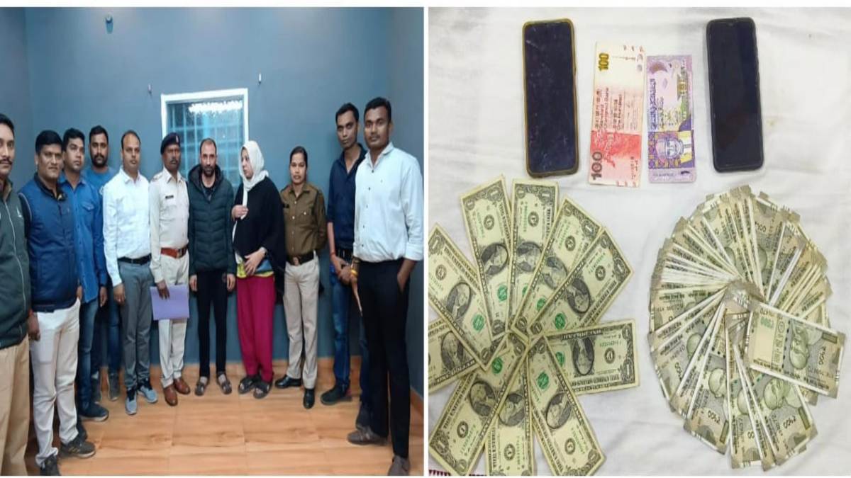 CG में डॉलर का लालच देकर लाखों की ठगी : सऊदी अरब का नागरिक बताकर लोगों को बनाता था शिकार, दो आरोपी गिरफ्तार, कई राज्यों में वारदात को दे चुके हैं अंजाम