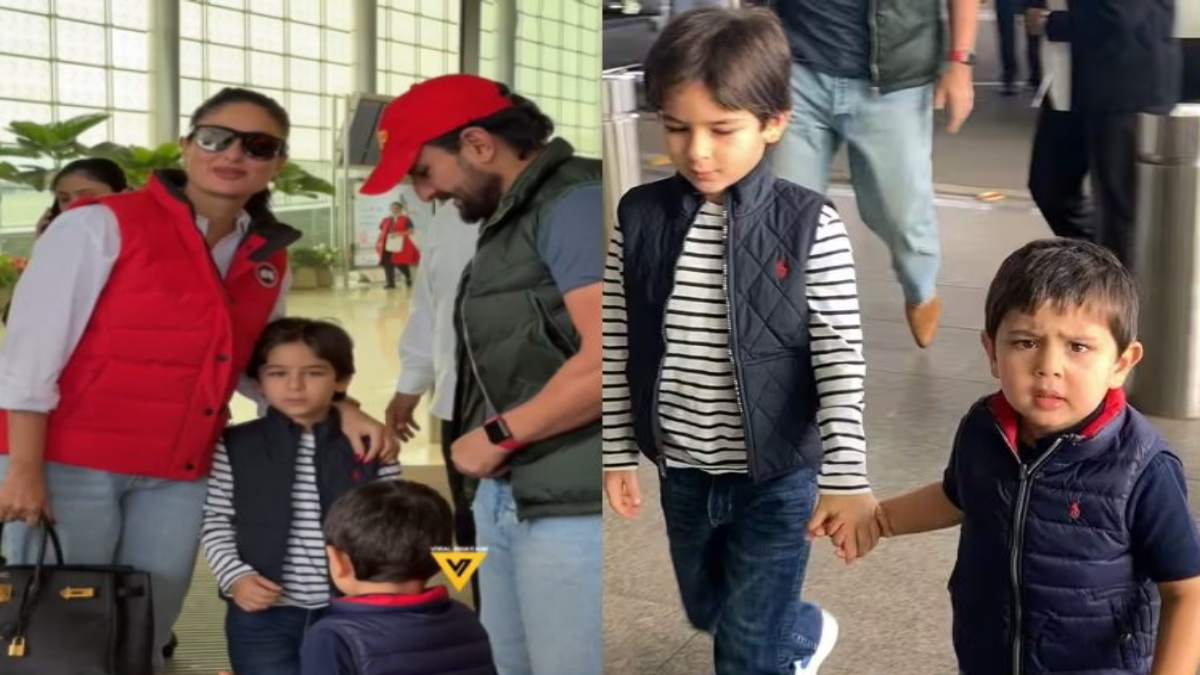 Saif-Kareena : छुट्टी मनाने निकले सैफ-करीना, साथ दिखे तैमूर और जेह